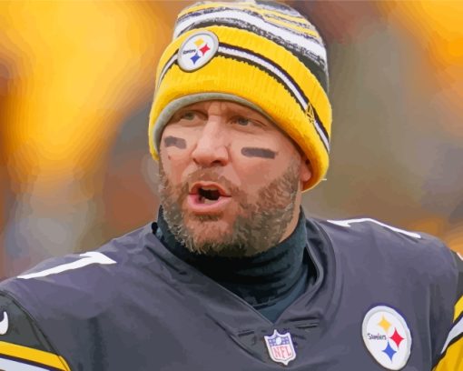 Ben Roethlisberger American Players paint by numbers