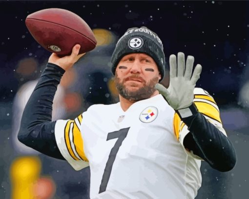 Ben Roethlisberger paint by numbers