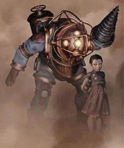 Bioshock Art paint by numbers