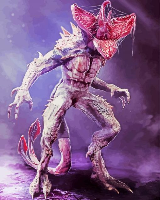 Demogorgon Stranger Things paint by numbers