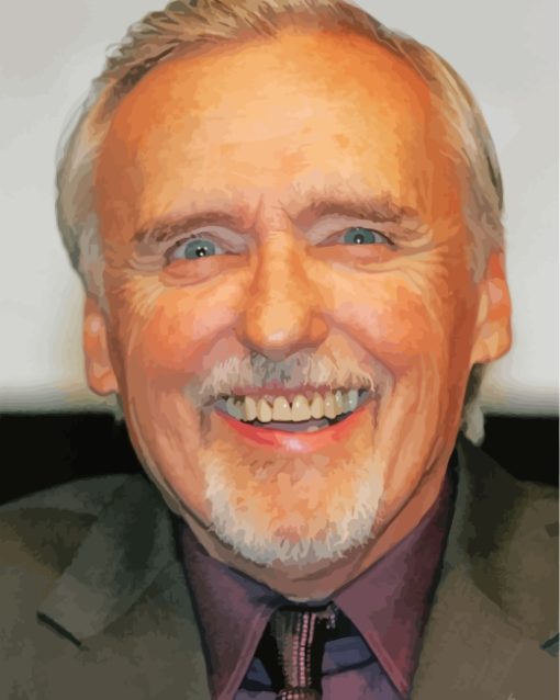 Dennis Hopper Smiling paint by numbers