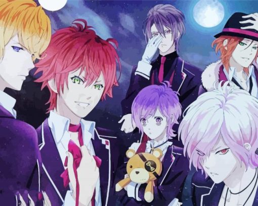 Diabolik Lovers Characters paint by numbers