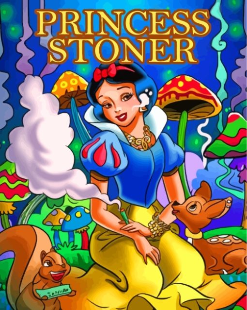 Disney Princess Stoner paint by numbers
