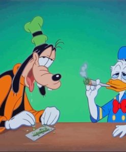 Disney Stoner Cartoon Art paint by numbers