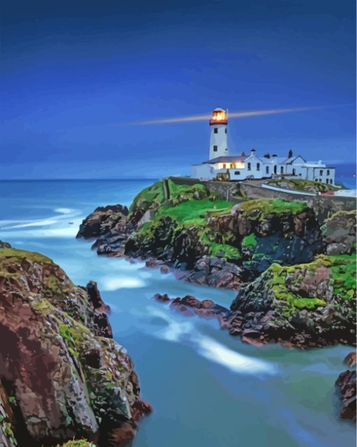 Fanad Head Lighthouse Ireland paint by numbers