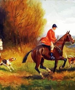 Fox Hunt Art paint by numbers