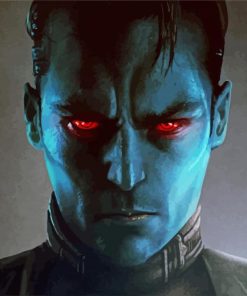 Grand Admiral Thrawn paint by numbers