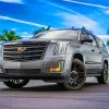 Grey Cadillac Escalade paint by numbers