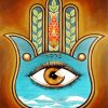 Hamsa Eye Art paint by numbers