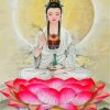 Kuan Yin Vintage Art paint by numbers