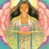 Kuan Yin Asian Godess paint by numbers