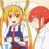 Miss Kobayashi Dragon Maid Anime Characters paint by numbers