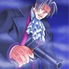 Mitsurugi Reiji With Gun paint by numbers