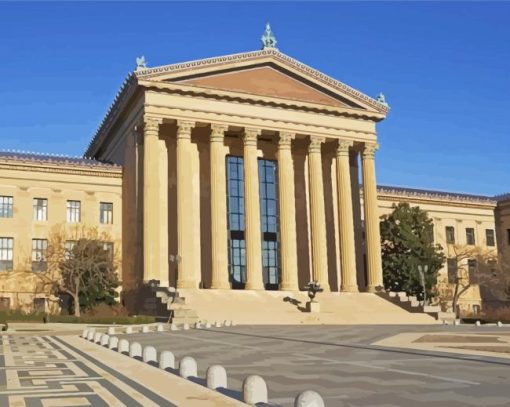 Philadelphia Museum Of Art Philly paint by numbers
