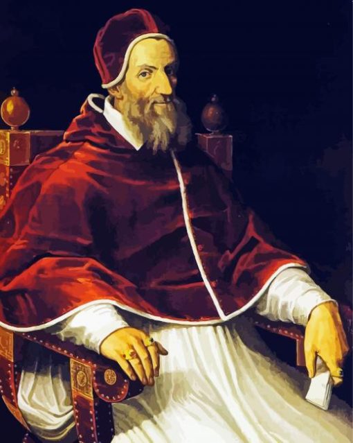 Pope Gregory XIII paint by numbers