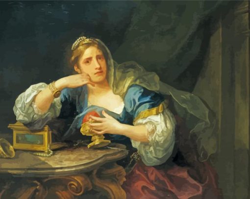 Sigismunda Mourning Over The Heart Of Guiscardo Hogarth paint by numbers