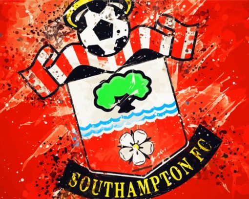 Southampton Fc Logo paint by numbers