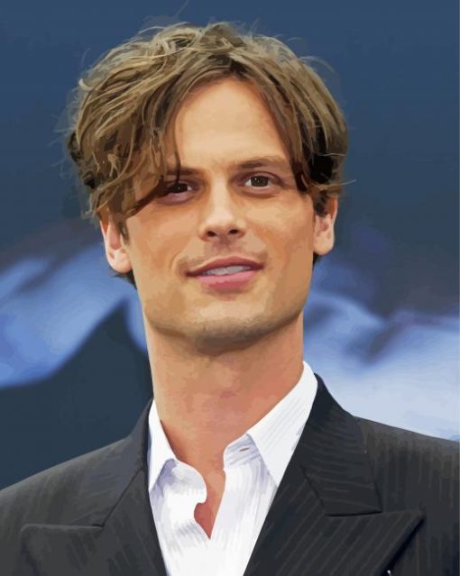 Spencer Reid Matthew Gray paint by numbers