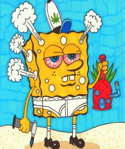 SpongeBob Stoner paint by numbers