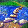 Stepping Stones Art paint by numbers