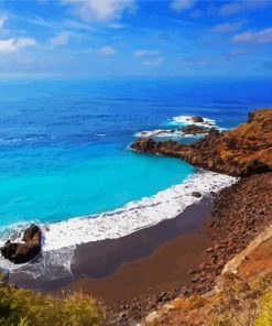 Tenerife Beach paint by numbers