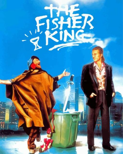 The Fisher King Movie Poster paint by numbers