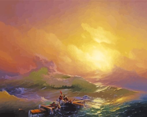 The Ninth Wave By Ivan Aivazovsky paint by numbers