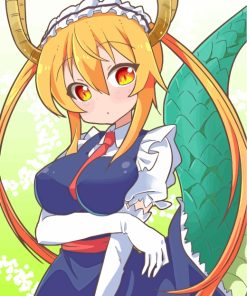 Tohru Kobayashi Anime paint by numbers