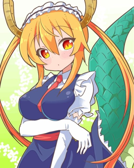 Tohru Kobayashi Anime paint by numbers