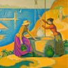 Woman At The Well By Paul Signac paint by numbers