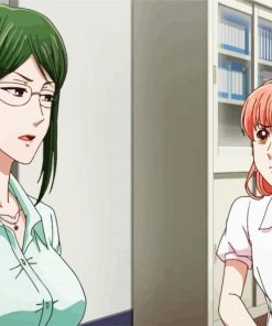 Wotakoi Love Is Shard For Otaku Characters paint by numbers