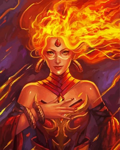 Women On Fire paint by numbers