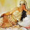 Arabe Reclining Woman paint by numbers