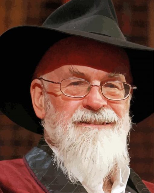 Author Pratchett Terry paint by numbers