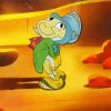 Cute Jiminy Cricket paint by numbers