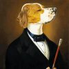 Dog In A Suit Portrait paint by numbers