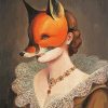 Fox Woman paint by numbers