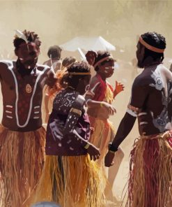 Indigenous Australian Ceremony paint by numbers