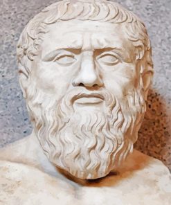 Plato Philosopher Statue paint by numbers