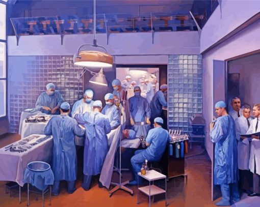 Surgery Room Art paint by numbers