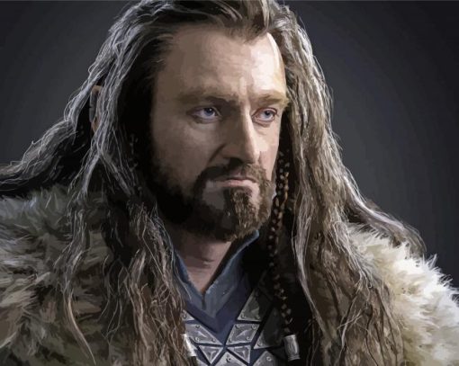 Thorin Oakenshield Character paint by numbers