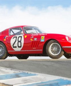 66 Ferari Sport Car paint by number