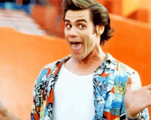 Ace Ventura Character paint by number