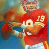 Joe Montana Player paint by numbers