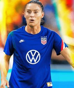 Ali Krieger American Player paint by number