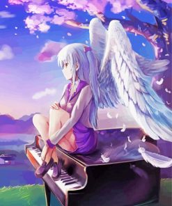 Angel Beats Anime Character paint by numbers