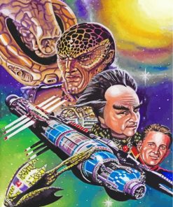 Babylon 5 Characters Art paint by numbers