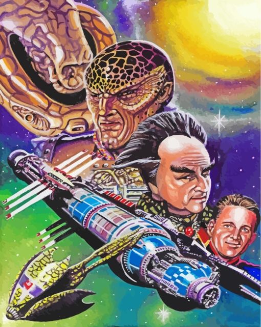 Babylon 5 Characters Art paint by numbers