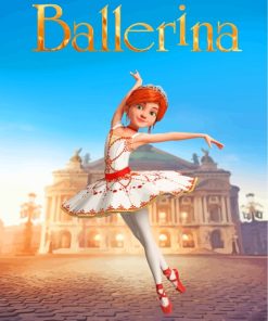 Ballerina Animation Poster paint by numbers