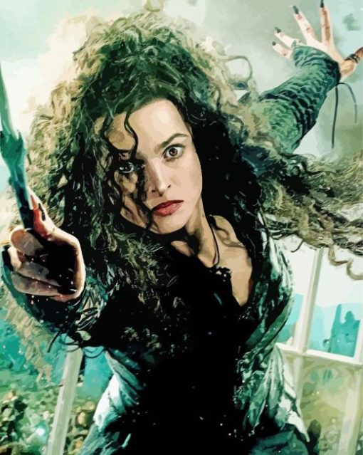 Bellatrix Lestrange Harry Potter paint by numbers